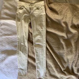 American Eagle White Skinny Jeans